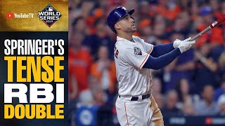 Astros' George Springer gets RBI double, makes game close after Nationals' Adam Eaton JUST misses