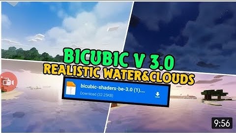 Bicuibic Renewed shader Mcpe 1.17|| Low end device || @DeViL op