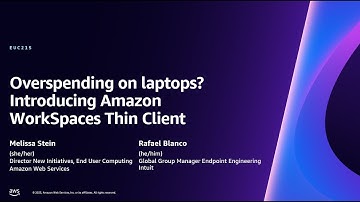 AWS re:Invent 2023 - Overspending on laptops? Introducing Amazon WorkSpaces Thin Client (EUC215)
