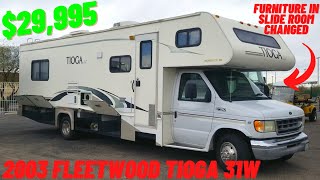 2003 Fleetwood Tioga 31W Video Walkthrough! 31' Class C With 1 Slide for $29,995! SOLD!