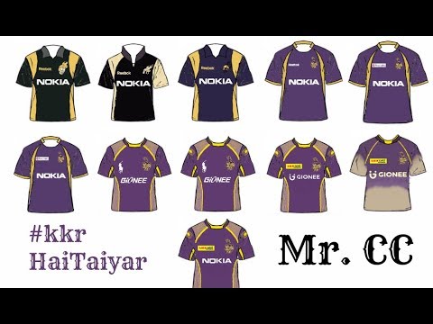 kolkata knight riders jersey