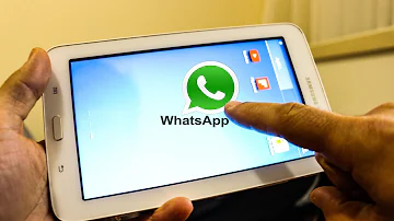 Como usar WhatsApp em tablet que não tem chip?