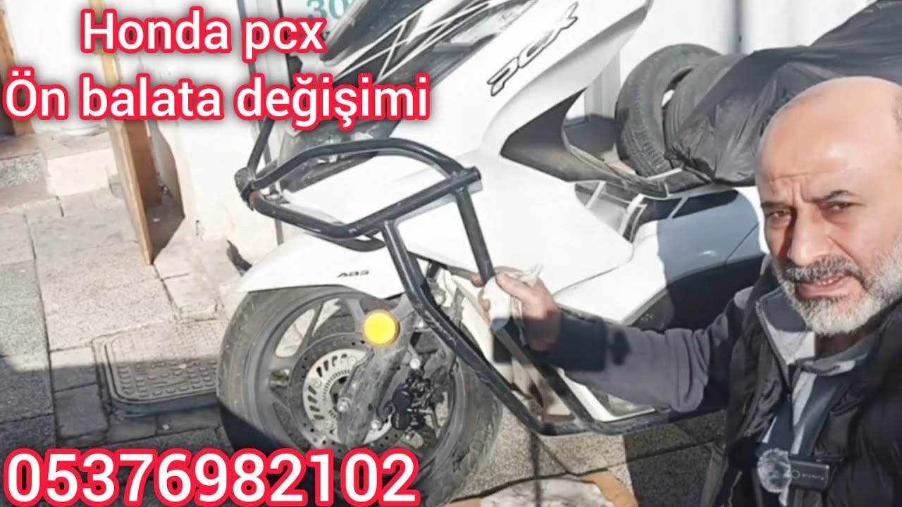 Honda pcx ön balata değişimi 05376982102 iletişim