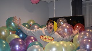 I Filled My Room With Balloons... *CRAZY*