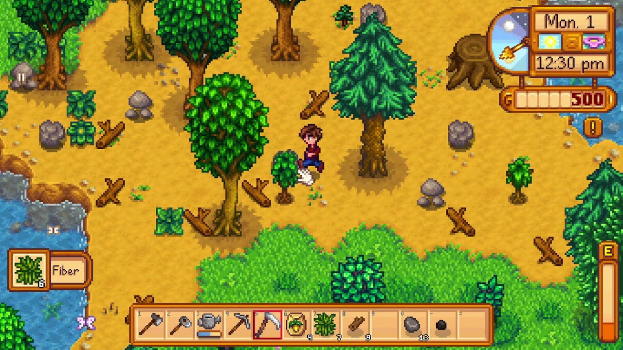 Stardew Valley First 10 minutes gameplay part 1 - YouTube