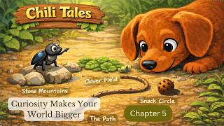 Chili’s Backyard Adventure – Chapter 5 | Chili Follows the Path 🐾 | Kids Bedtime Story Read Aloud