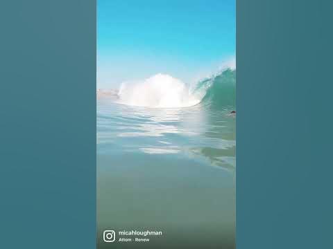 Body boarder gets barreled at the wedge in Newport Beach - YouTube