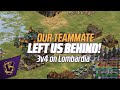 Our Teammate Left us Behind! | 3v4 Lombardia