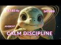 Saturn Frequency Meditation | Ambient Spiritual Music for Calm Discipline - 147.85 Hz