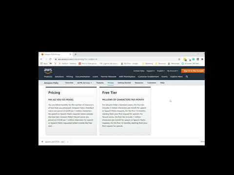 Turn Text into Lifelike Speech using Amazon Polly: Creating Interactive Image Videos