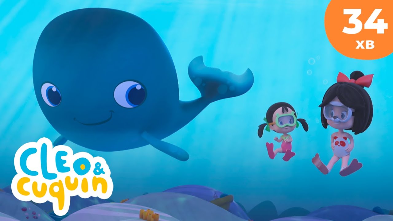 Клео та Кукiн 🧜‍♂️ Морська пригода 🌊 Улюблені дитячі мультики 🎬 Cleo & Cuquin