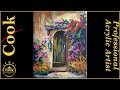 Tuscan Garden Door a Beginner Acrylic Painting Lesson