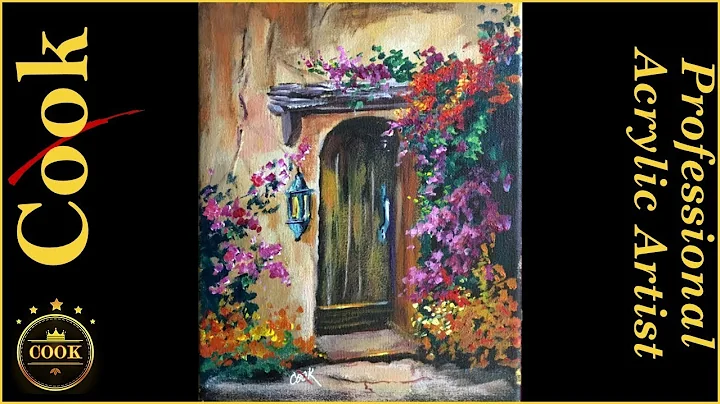 Tuscan Garden Door a Beginner Acrylic Painting Les...