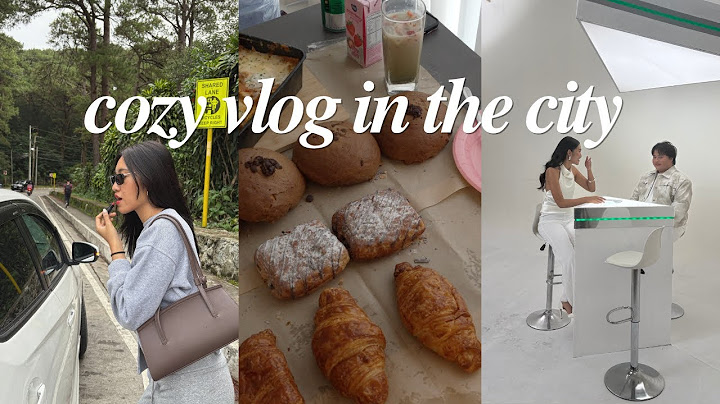 cozy vlog in the city | living alone in manila, filming my first brand shoot, a quick trip to baguio