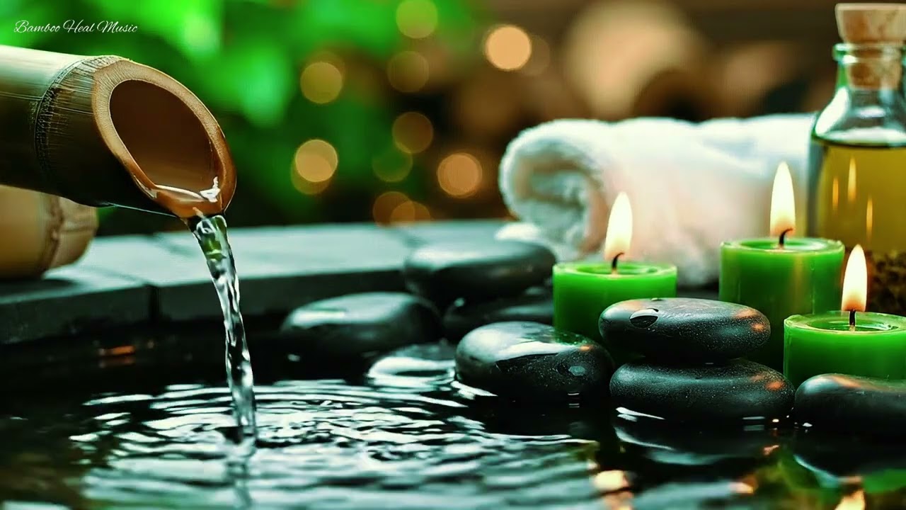 Ultimate Night Reset! 💦 Relaxing Bamboo Water Sounds for Yoga & Deep Calm