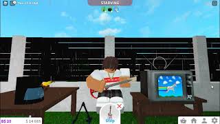 Welcome to Bloxburg - Guitar Song (with Rain Sound effects)