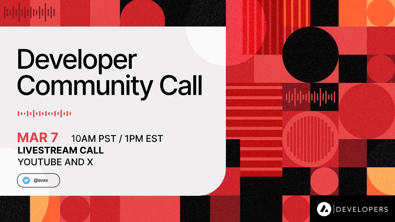Proposed Avalanche Platform Roadmap: Developer Community Call