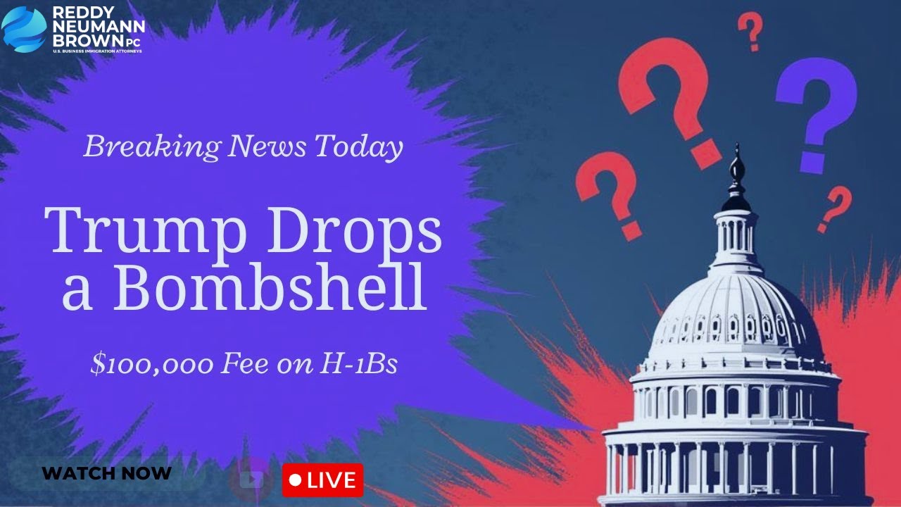 Трамп сбрасывает сенсацию: сбор в размере 100 000 долларов в год за все визы H-1B
