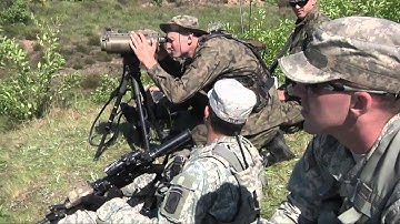 Allied Forward Observers on the Lookout