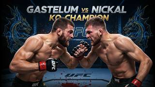 Kelvin Gastelum vs Bo Nickal | KO Finish &amp; New Heavyweight Champion