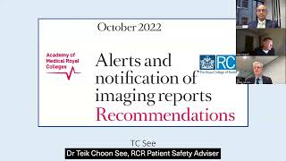 Webinar: Recommendations on alerts and notification of imaging reports