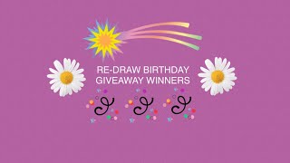 No 76 Re-draw for my Birthday Giveaways
Unfortunately no-one emailed me, so we are re-drawing đ¤đť
S4r4hm00@btinternet đ
Intro created by @cocktailsandcrochetwithcoco
https://youtube.com/c/CocktailsCrochetwithCoco
Amazon Wish List
https://www.amazon.co.uk/hz/wishlist/ls/3XZHJ2DOL60R No 76 Re-draw for my Birthday Giveaways