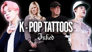 K-Pop Tattoos for All the BTS, Dreamcatcher, Jay Park and Blackpink Stans | Tattoo Artists React