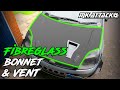 Installing A Fibreglass Bonnet & Vents // #Ford #Fiesta #MK6