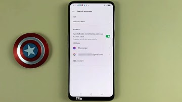Automatically synchronize personal account data on OPPO Reno2 F Android 11