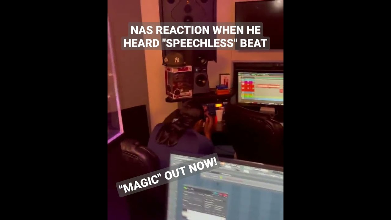 Nas Reaction The First Time He Heard Beat For Speechless Off Magic Album 