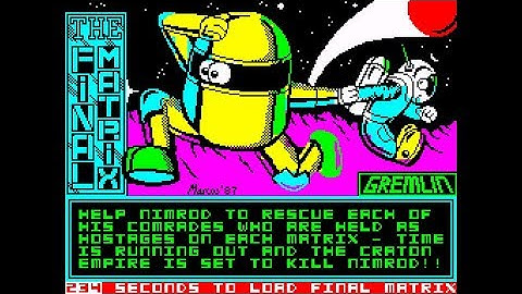 The Final Matrix Review for the Sinclair ZX Spectrum by John Gage