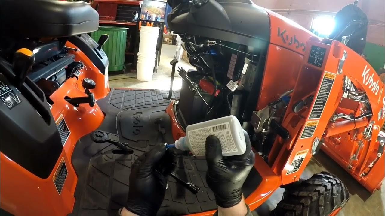 Kubota bx tractors / adjusting the throttle lever friction.. YouTube