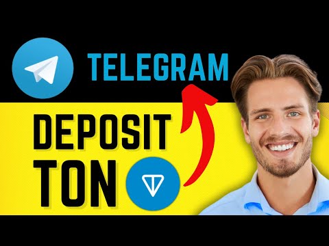How to DEPOSIT Toncoin ($TON) on Telegram Wallet - 2024