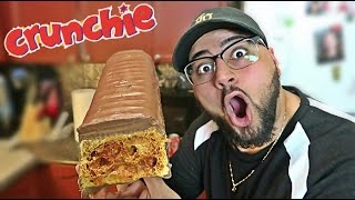 DIY GIANT CADBURY CRUNCHIE BAR!!