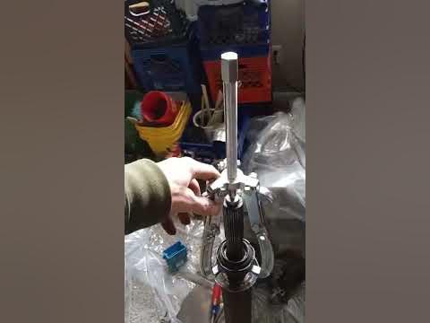 drive shaft carrier bearing removal from shaft - YouTube