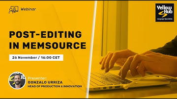 Post Editing In Memsource