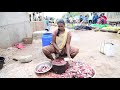 Amazing Live FISH Cutting Skills By Woman in Famous Fish Market | Fresh FISH Cutting Technique