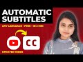 How to add auto subtitles in youtube any language  free  no 3rd party tools  updated