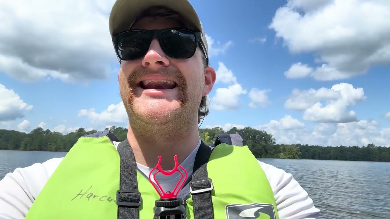 Hot day for bass fishing!!!