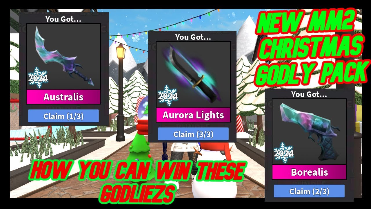 ROBLOX MURDER MYSTERY 2 NEW GODLY PACK AND HOW YOU CAN WIN IT! - YouTube