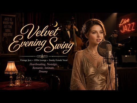 Velvet Evening Swing ✨ | Smooth Jazz & Soul R&B | Elegant Female Vocals for Romantic Late Nights