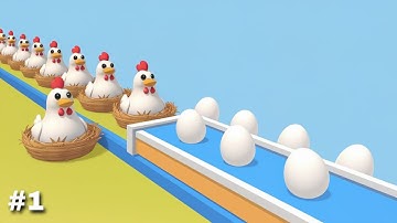 Idle Egg Factory - Gameplay Walkthrough Part 1 -  (iOS, Android)