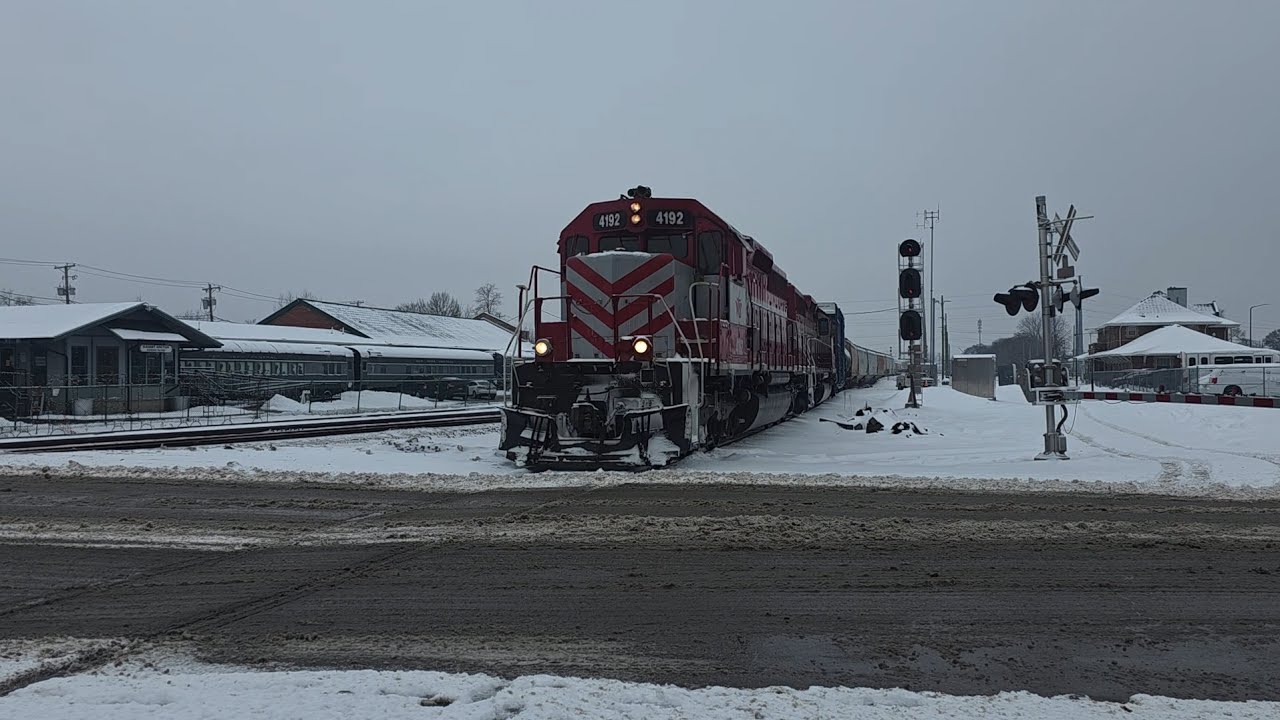 An action packed day full of special trains in Elkhart Feb 6th 2026