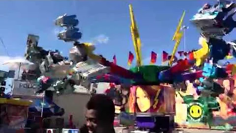 Crazy ride at fair