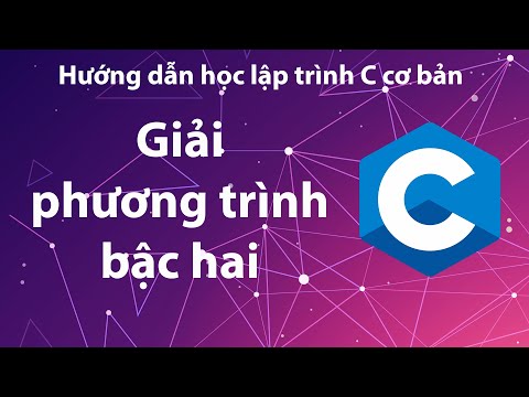 C - Bài tập 1.9: Giải biện luận phương trình bậc 2