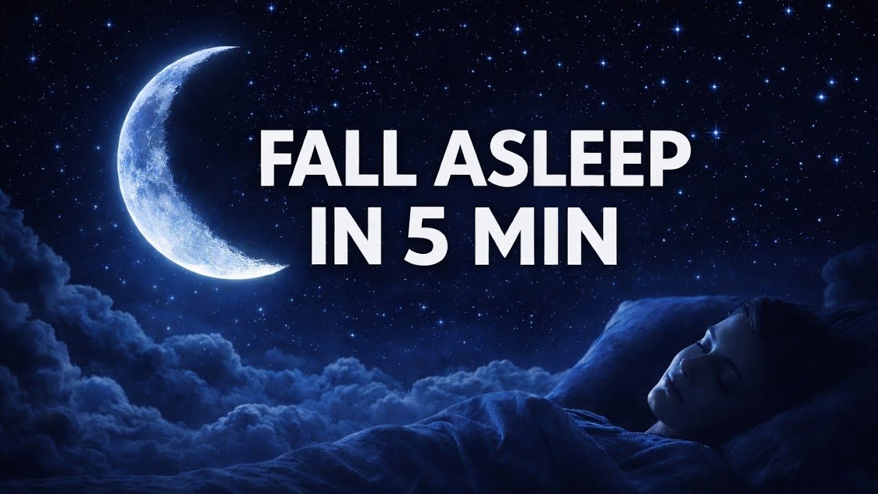 Fall Asleep in 5 Minutes – No ads for Deep Sleep Music 8 Hours