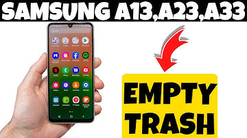 How to EMPTY TRASH and Remove Junk Files Samsung A13,A23,A33