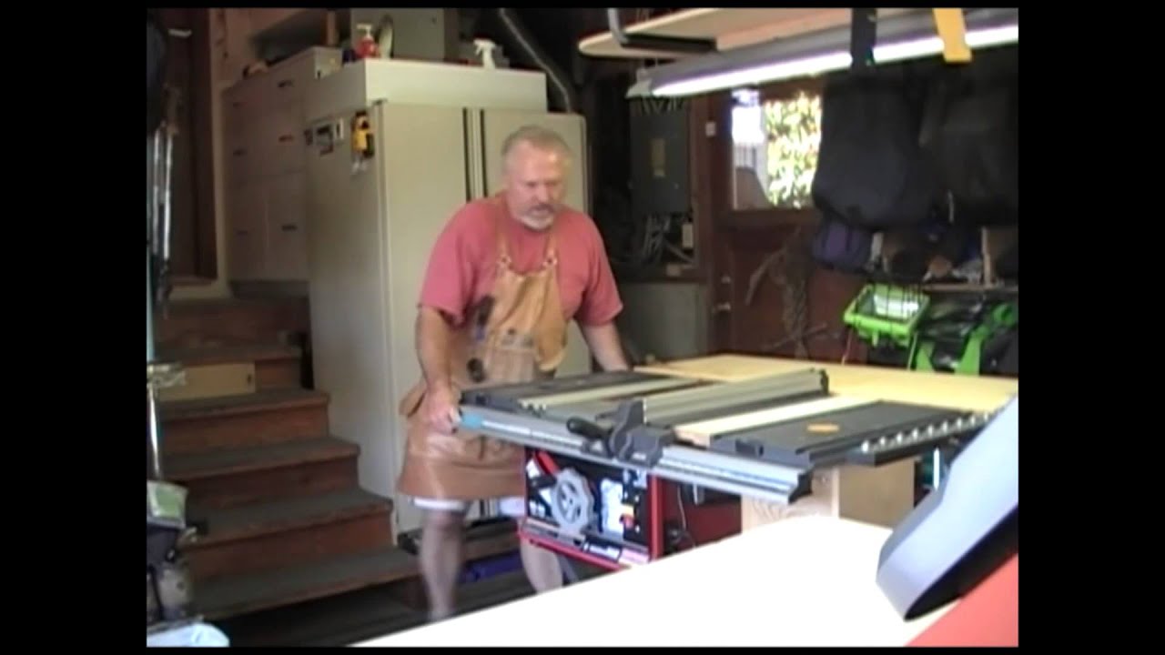 Woodworking Shop set up for small spaces Part 1 - YouTube