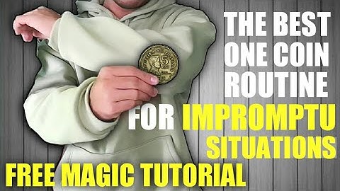 SUPER COOL BUT SIMPLE ONE COIN ROUTINE FOR ANY IMPROMPTU SITUATIONS | WHITEVERSE CHANNEL