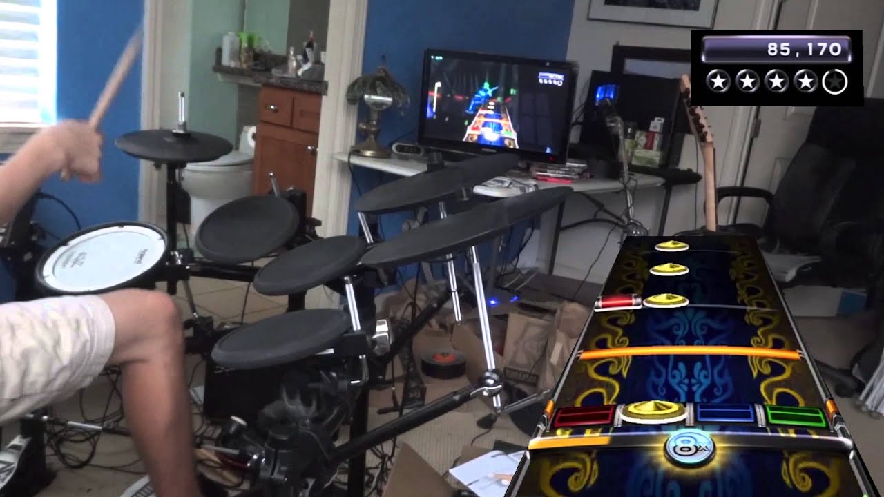 Rock Band 3 Expert Pro Drums Swamped 100 FC YouTube